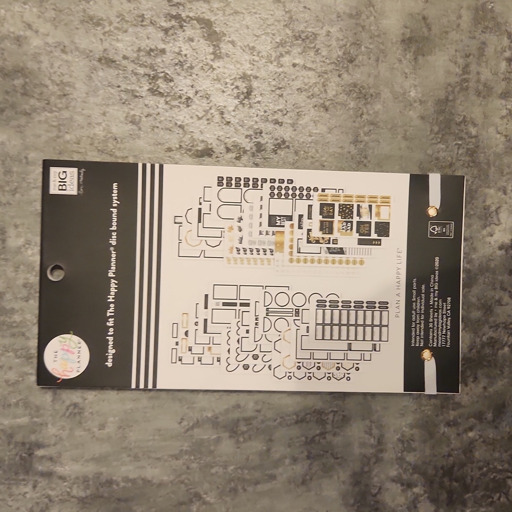 The Happy Planner Sticker Sheet NEW IN PACKAGING "Functional" - Picture 2 of 2